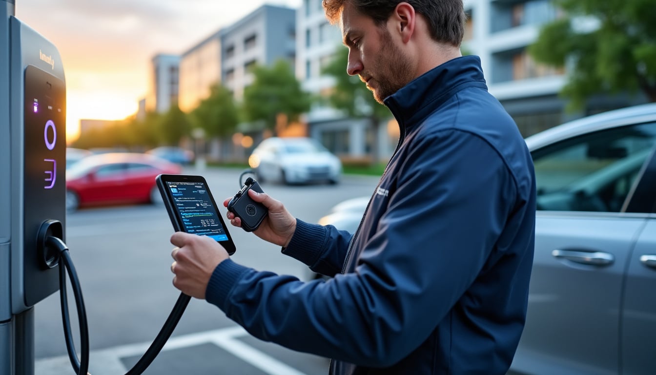 Illustration: Comprendre le dépannage des bornes de recharge pour véhicules électriques