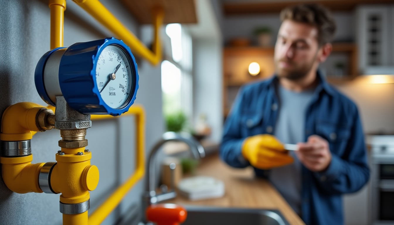 Illustration: Comprendre le rôle essentiel d’un régulateur de pression pour le gaz domestique