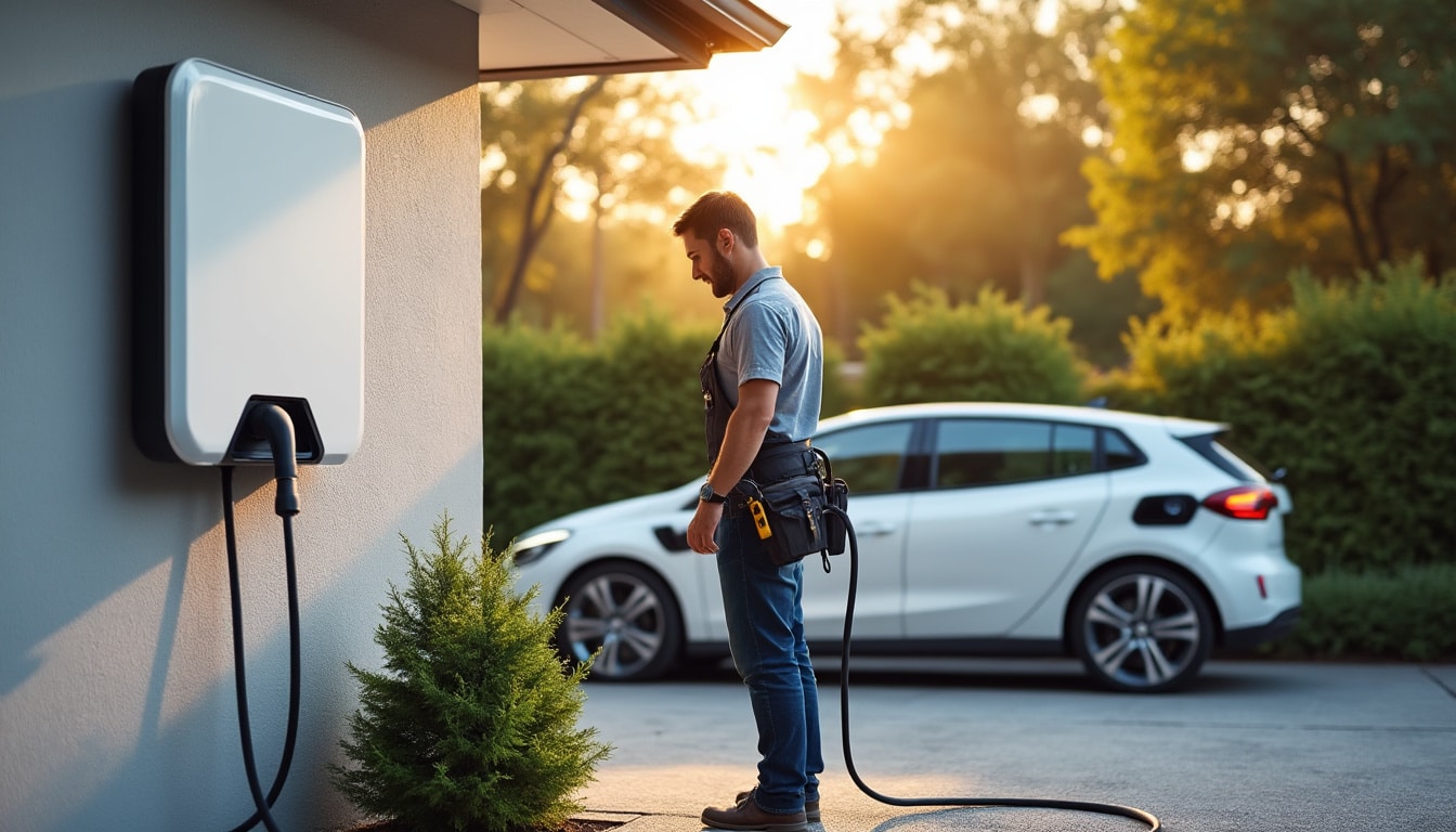 Illustration: Combien coûte une borne de recharge électrique pour une installation à domicile ?