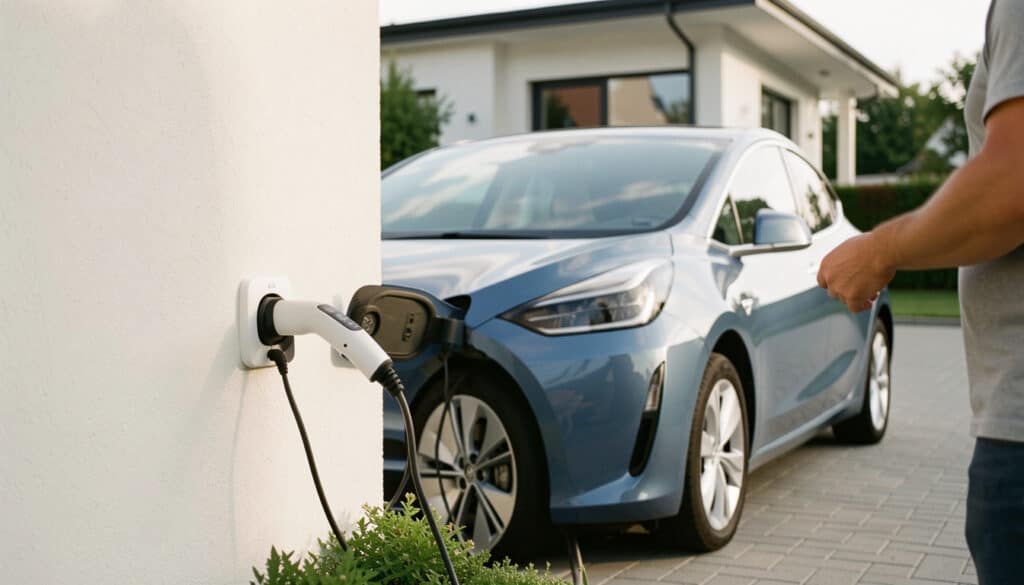 Recharger une voiture électrique sur une prise normale