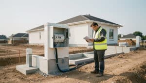 Branchement provisoire de chantier : démarches et coût