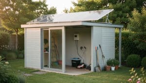 Quel panneau solaire choisir pour un abri de jardin