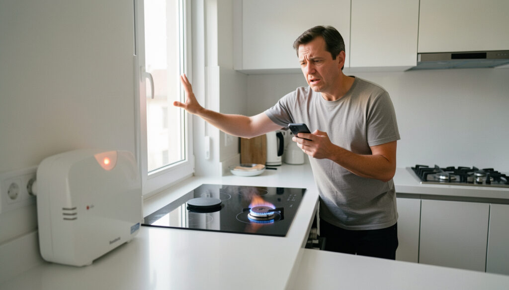 Symptômes d’une fuite de gaz et réactions à adopter